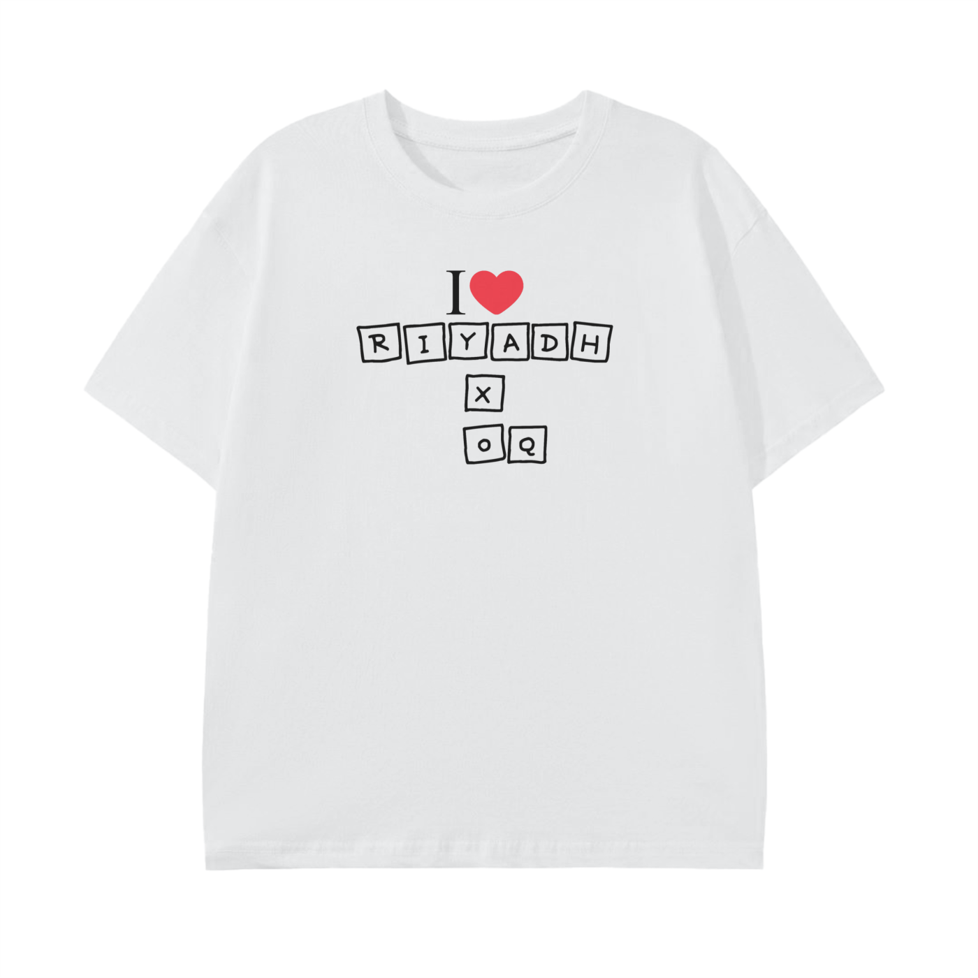 1 <3 RIYADH X OQ Unisex Classic T-Shirt - 100% Cotton