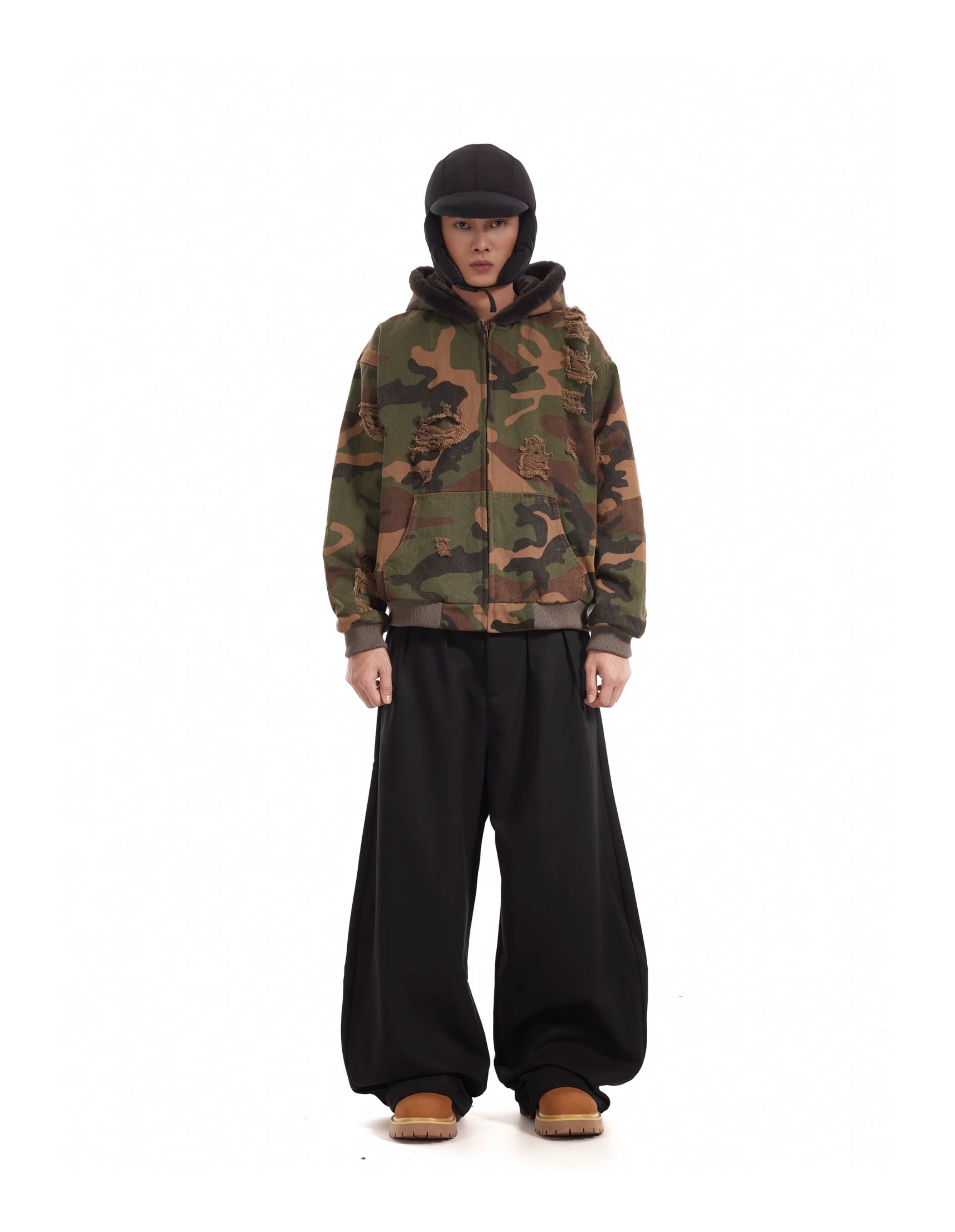 BTSG Destruction Wasteland Cargo Camo Jacket