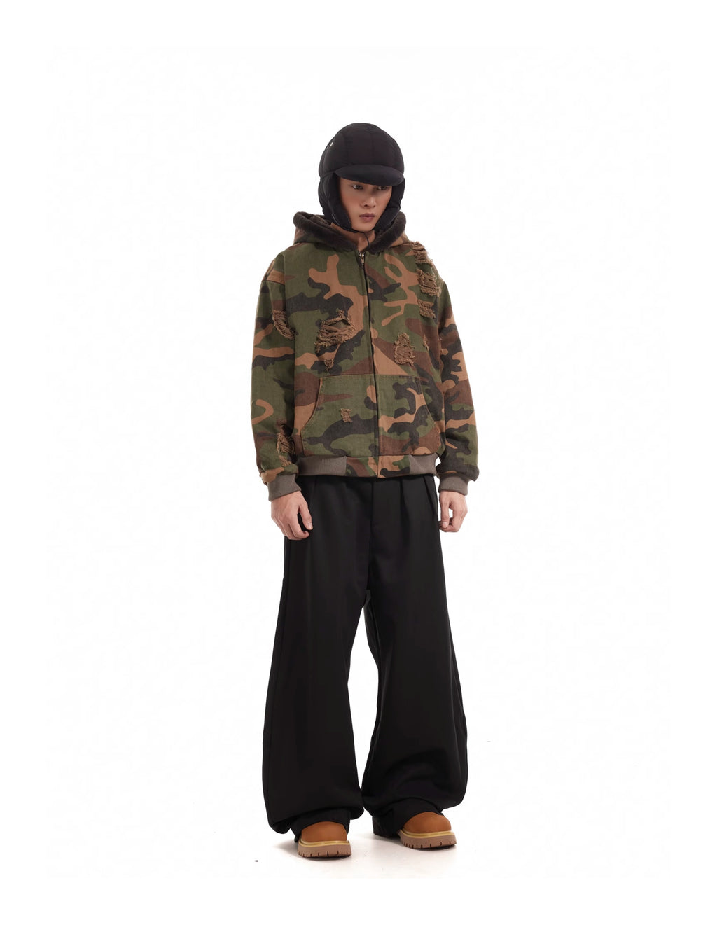 BTSG Destruction Wasteland Cargo Camo Jacket