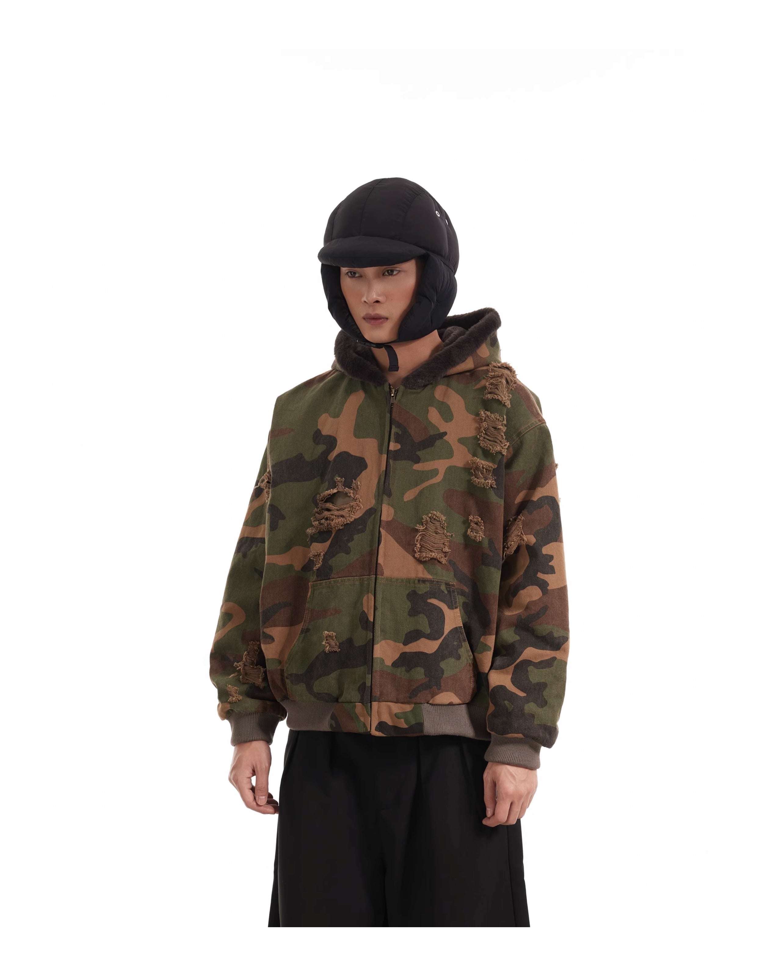 BTSG Destruction Wasteland Cargo Camo Jacket