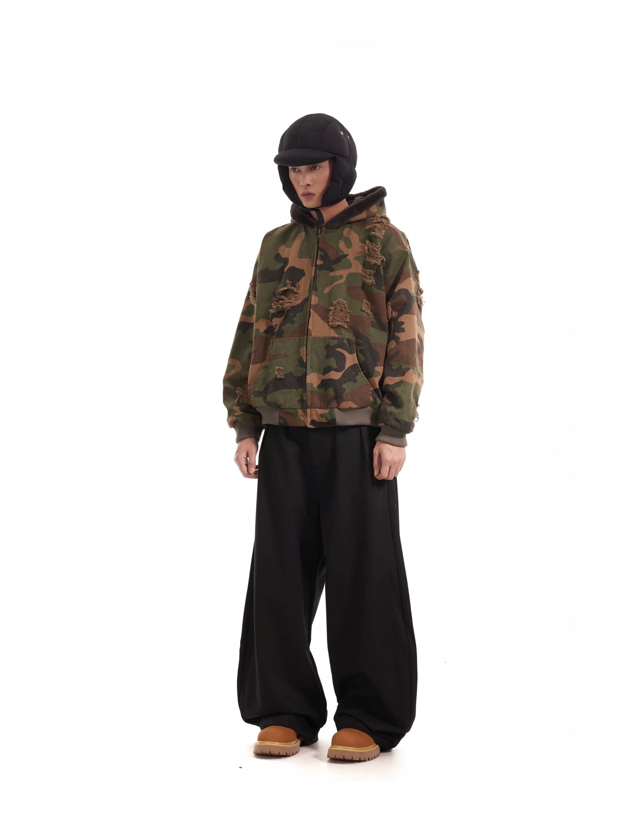 BTSG Destruction Wasteland Cargo Camo Jacket