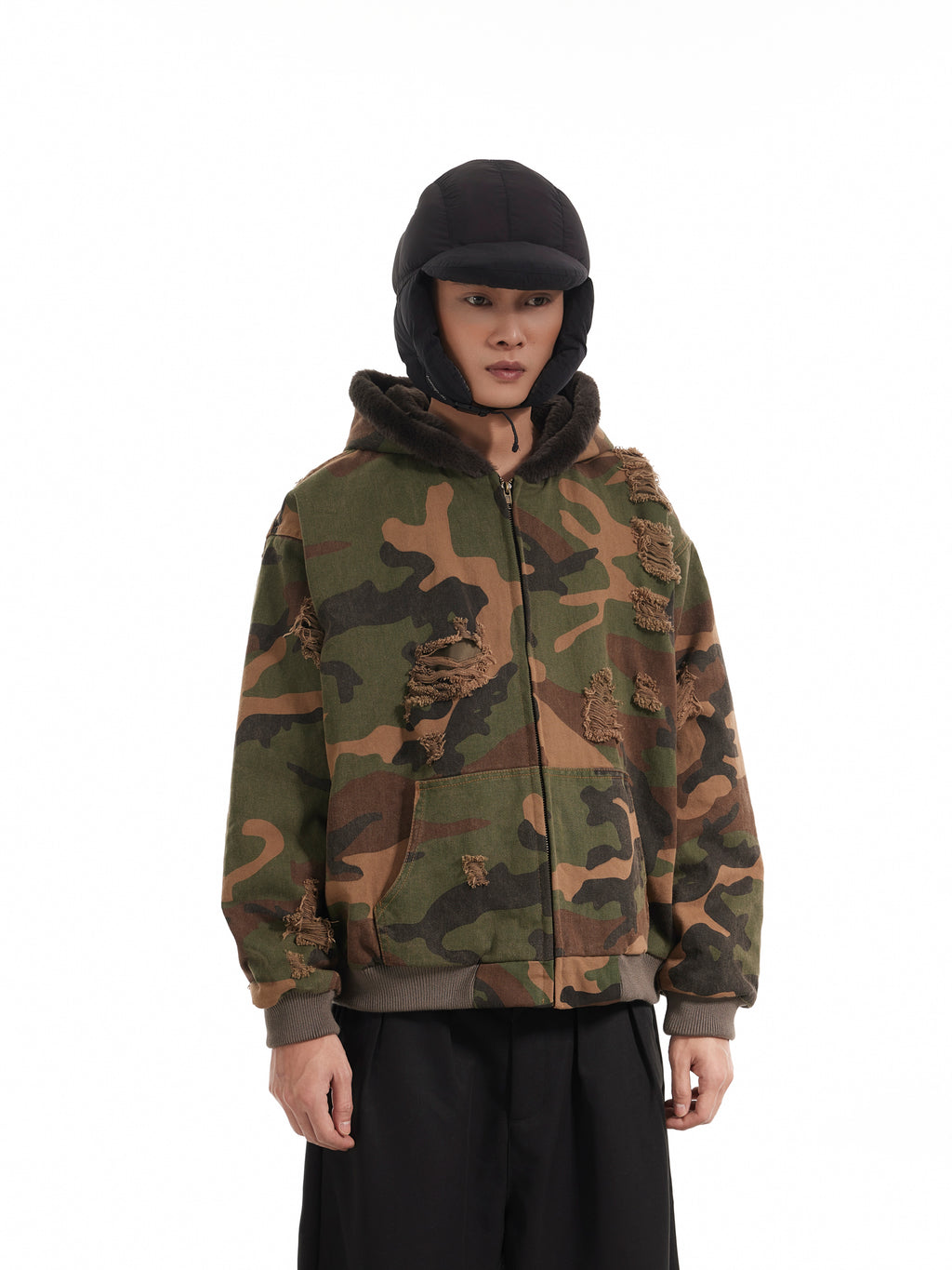 BTSG Destruction Wasteland Cargo Camo Jacket