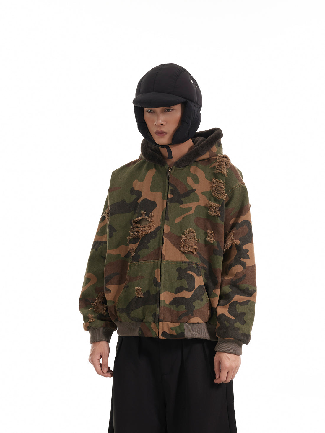 BTSG Destruction Wasteland Cargo Camo Jacket