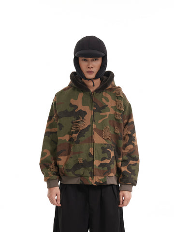 BTSG Destruction Wasteland Cargo Camo Jacket