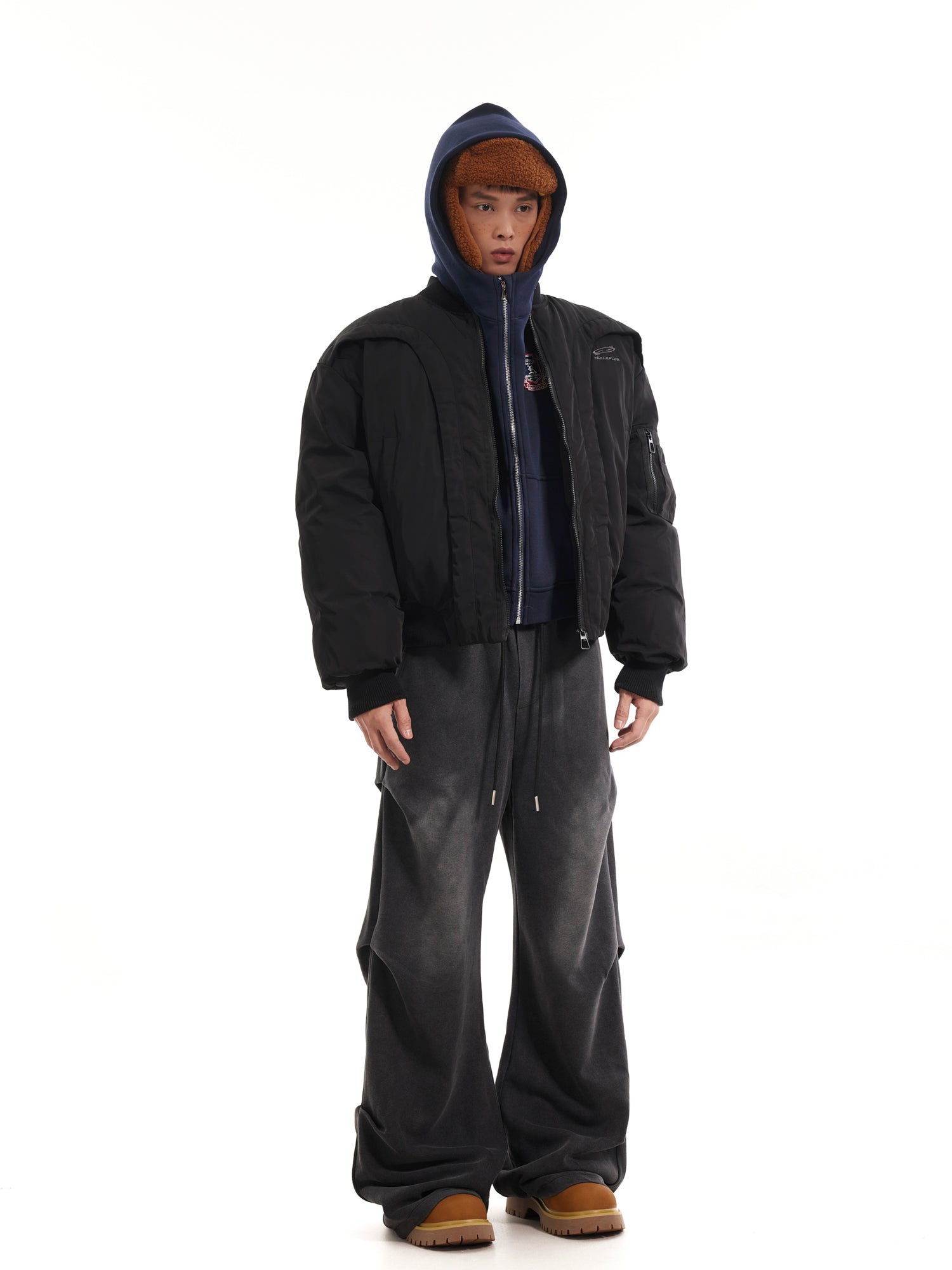 BTSG Curved Deconstructed M1 Padded Cotton Jacket