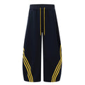 "Clearance"BTSG three-bar striped draped scimitar sweatpants