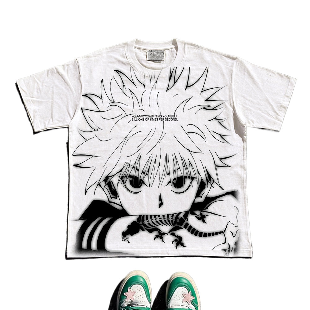 Wang Youbing Studio! Killua 260g 100% Cotton Tee