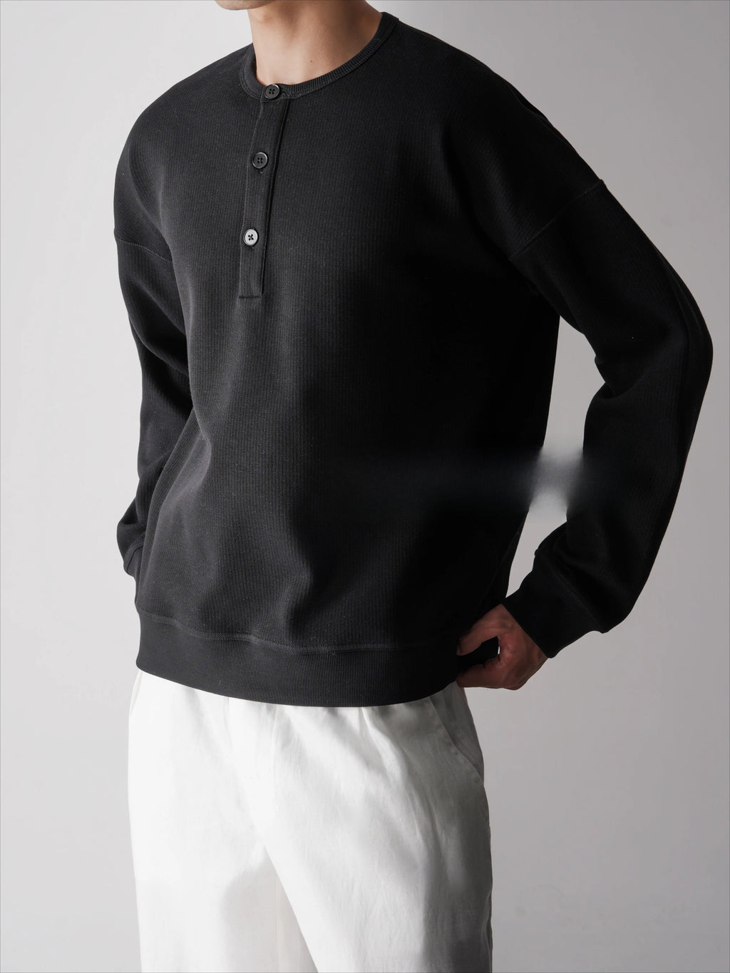 SEE ALSO Super Worsted Combed Cotton Old Money Wind Long Sleeve