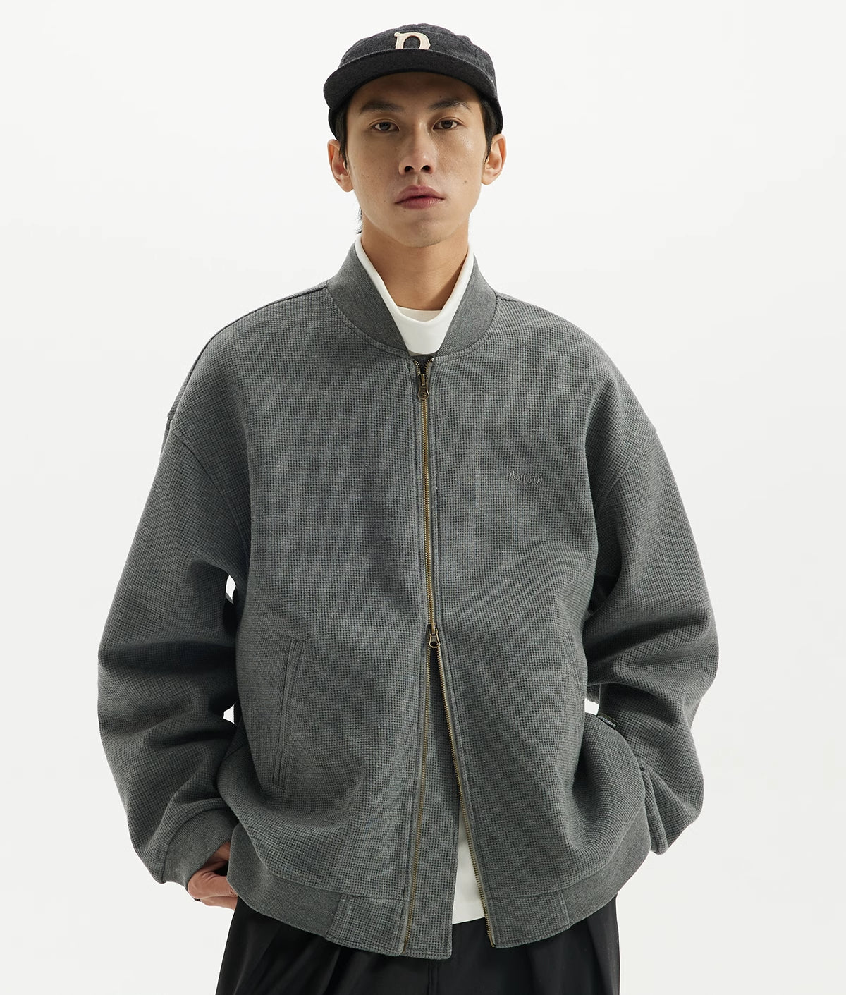BUTTBILL Japanese baseball jersey knitted jacket