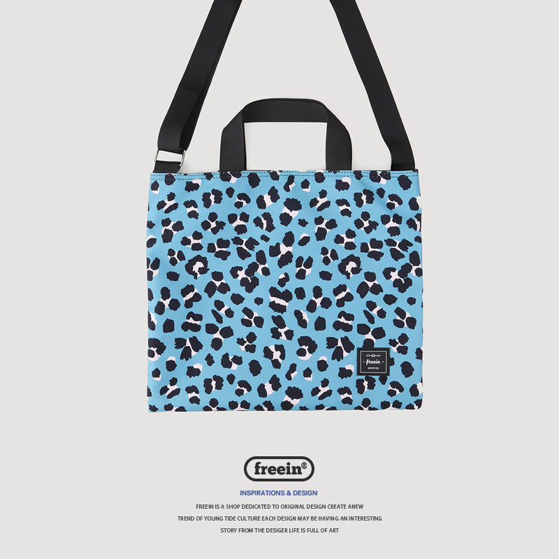FREEIN leopard print tote bag