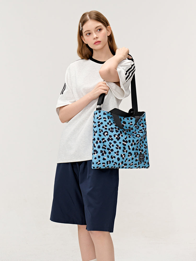 FREEIN leopard print tote bag
