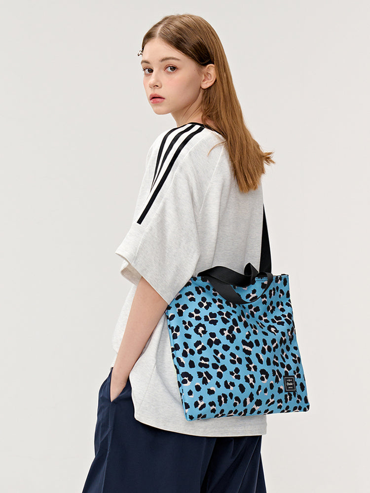 FREEIN leopard print tote bag
