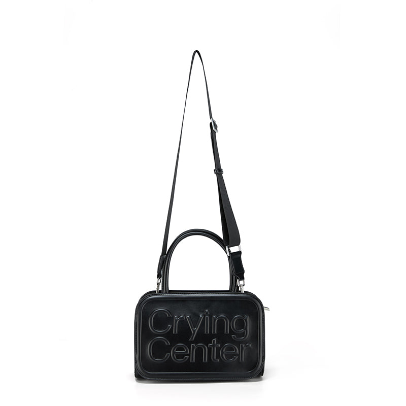 CryingCenter Black Biscuit Boston Bag Crossbody Shoulder Carrying Crying Center