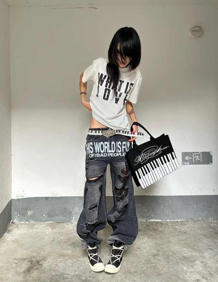 4AM What Is Love 260g Breathable Drop-Shoulder Tee