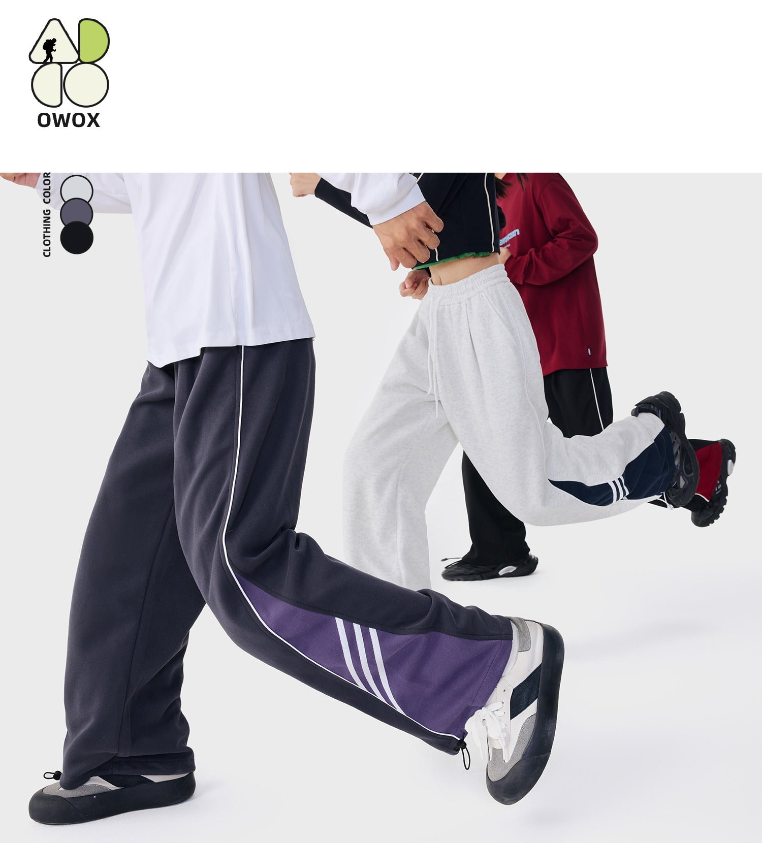 "Clearance"OWOX Side Slash Sweatpants