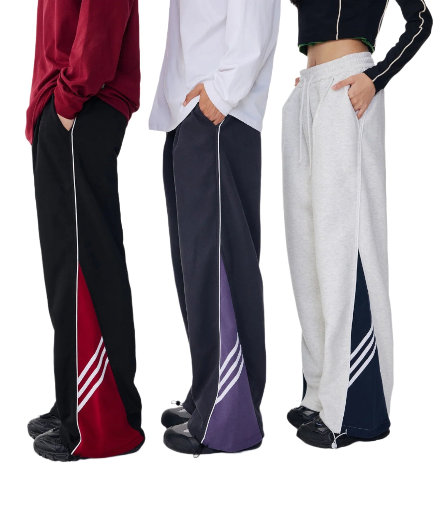 "Clearance"OWOX Side Slash Sweatpants