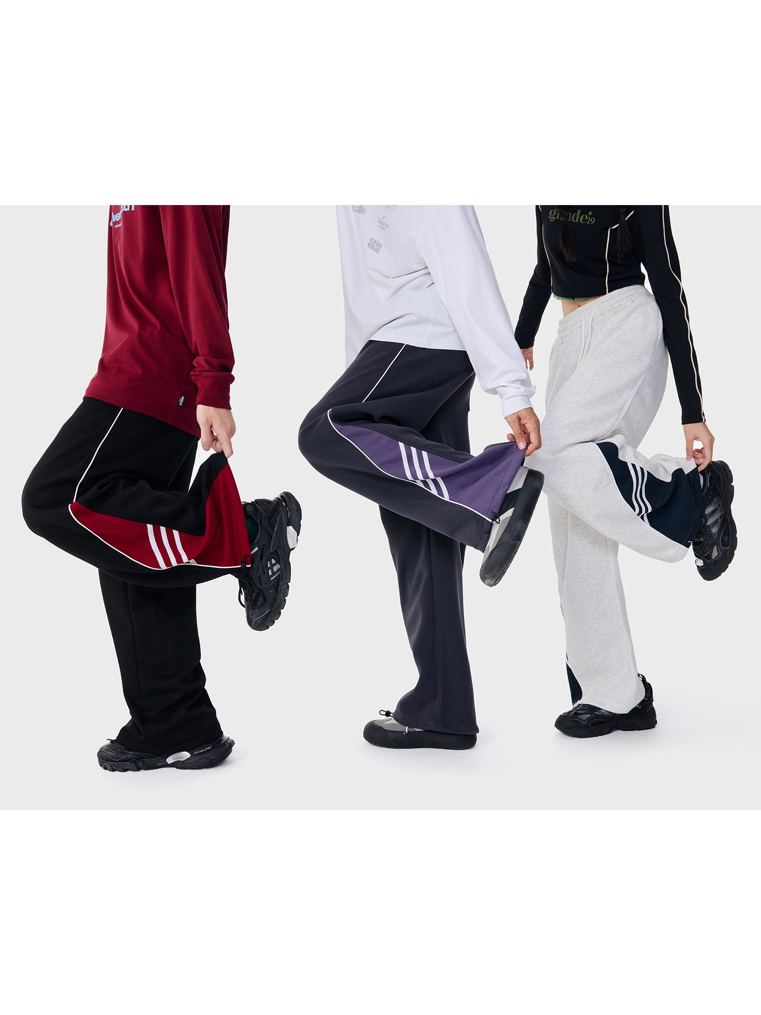 "Clearance"OWOX Side Slash Sweatpants