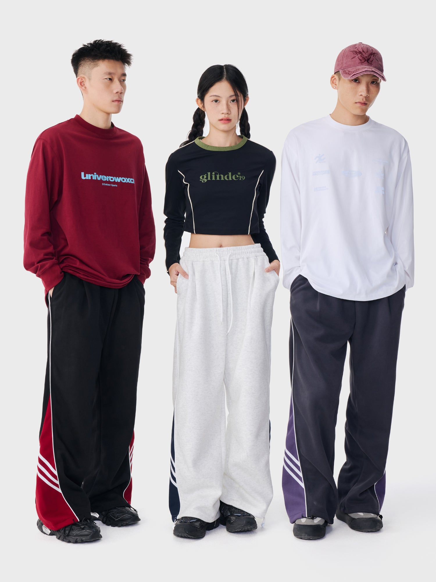 "Clearance"OWOX Side Slash Sweatpants