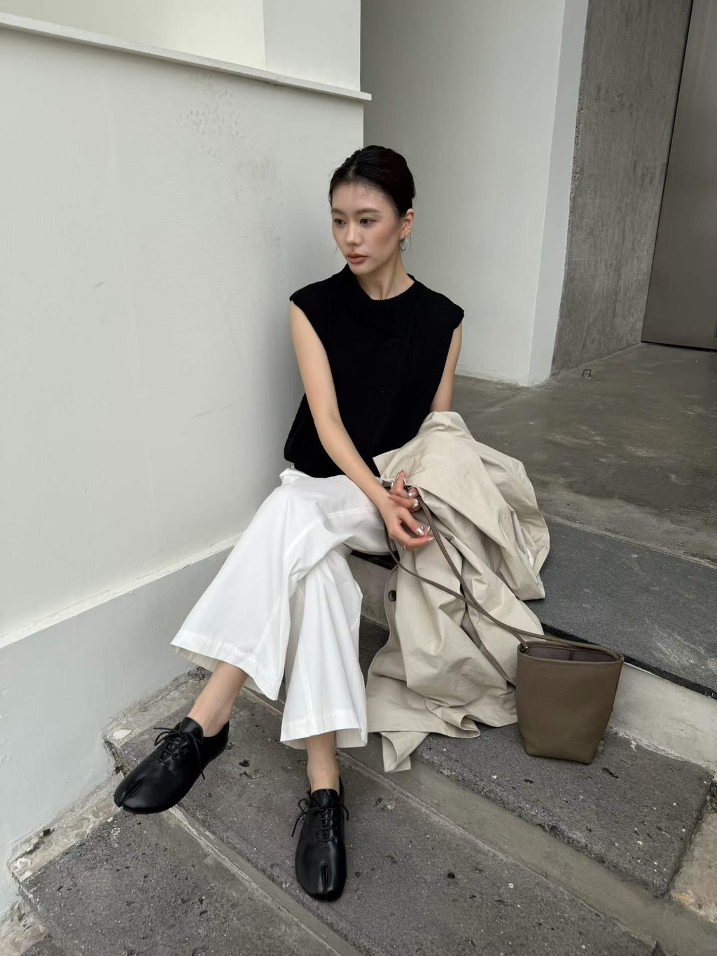 La mode  Luna Tabi Lace-up Shoes