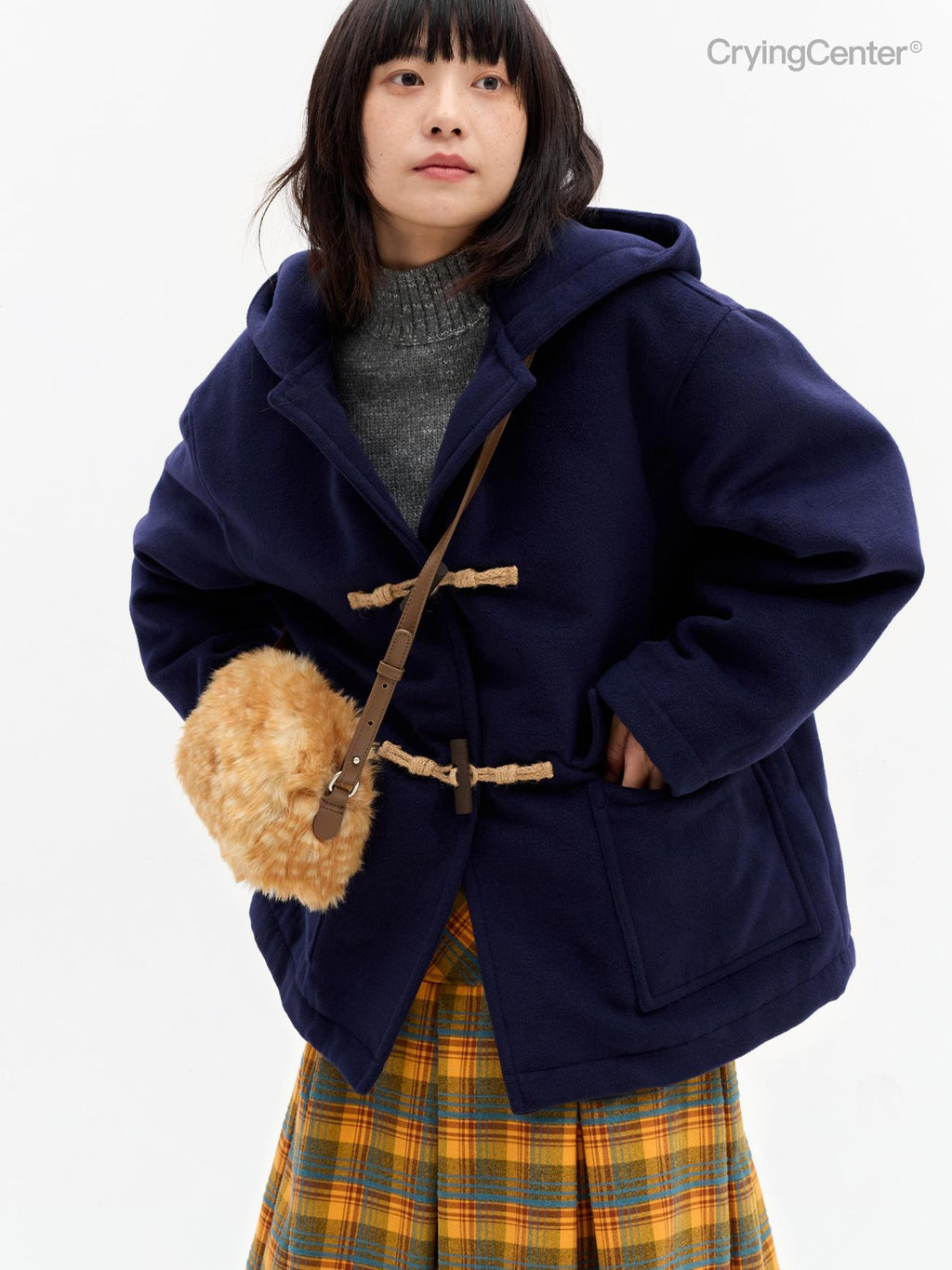 CryingCenter Fawn Fur Boston Packet Crying Center