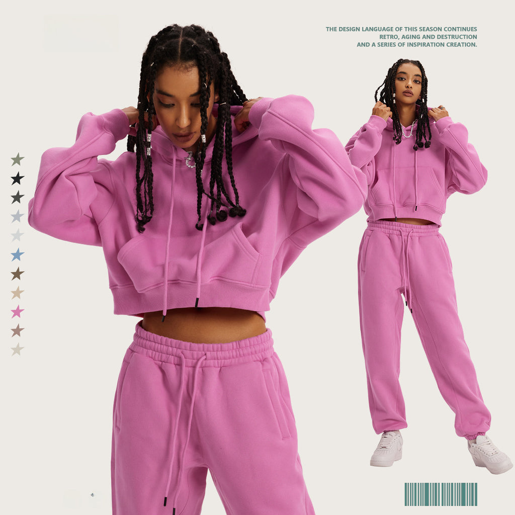 BE Women Cropped Hoodie