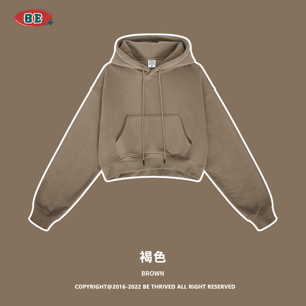 BE Women Cropped Hoodie