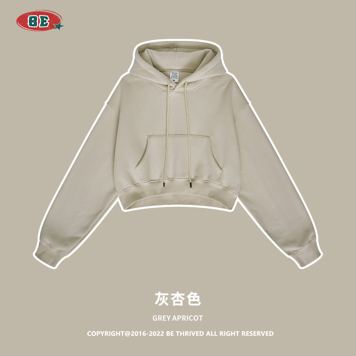 BE Women Cropped Hoodie