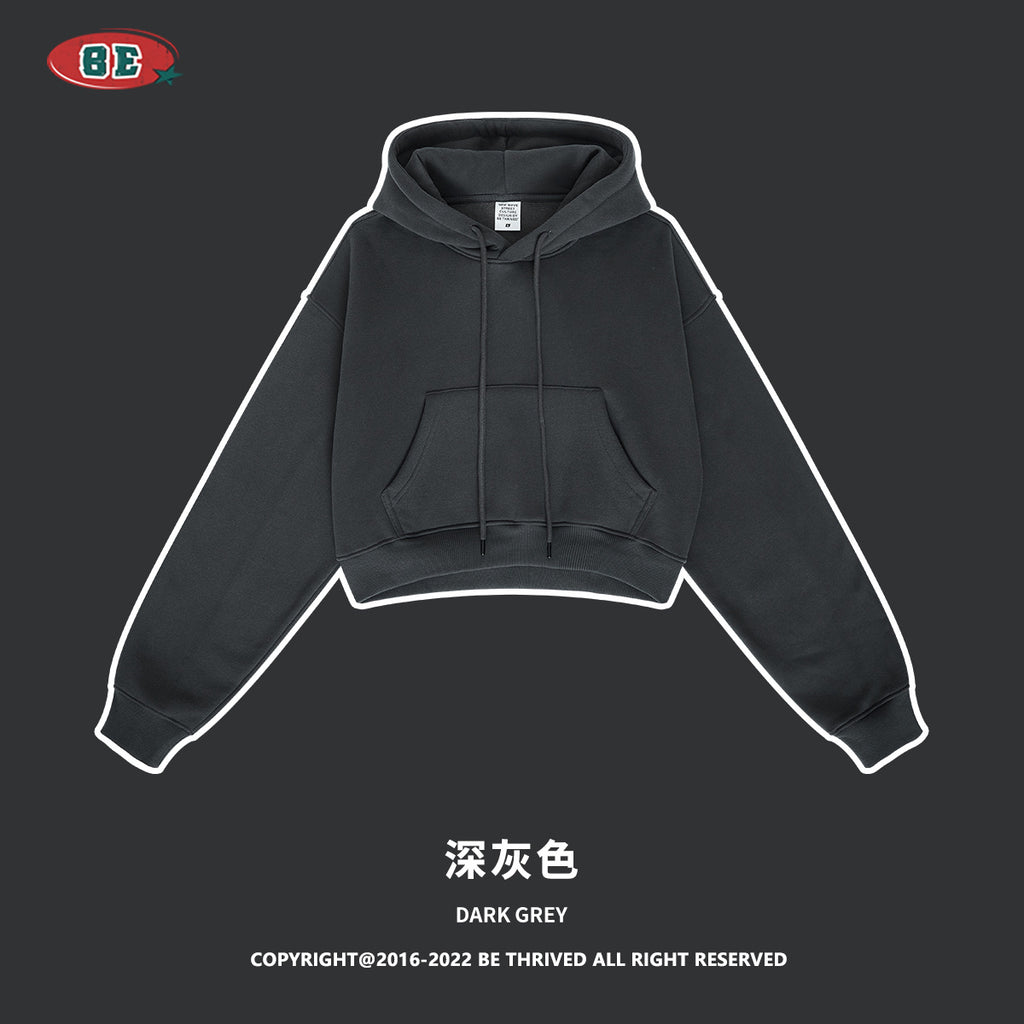 BE Women Cropped Hoodie