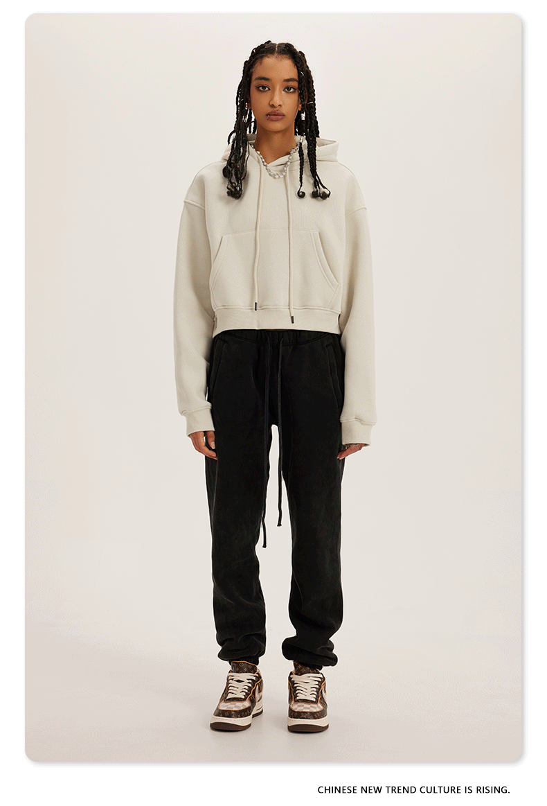 BE Women Cropped Hoodie