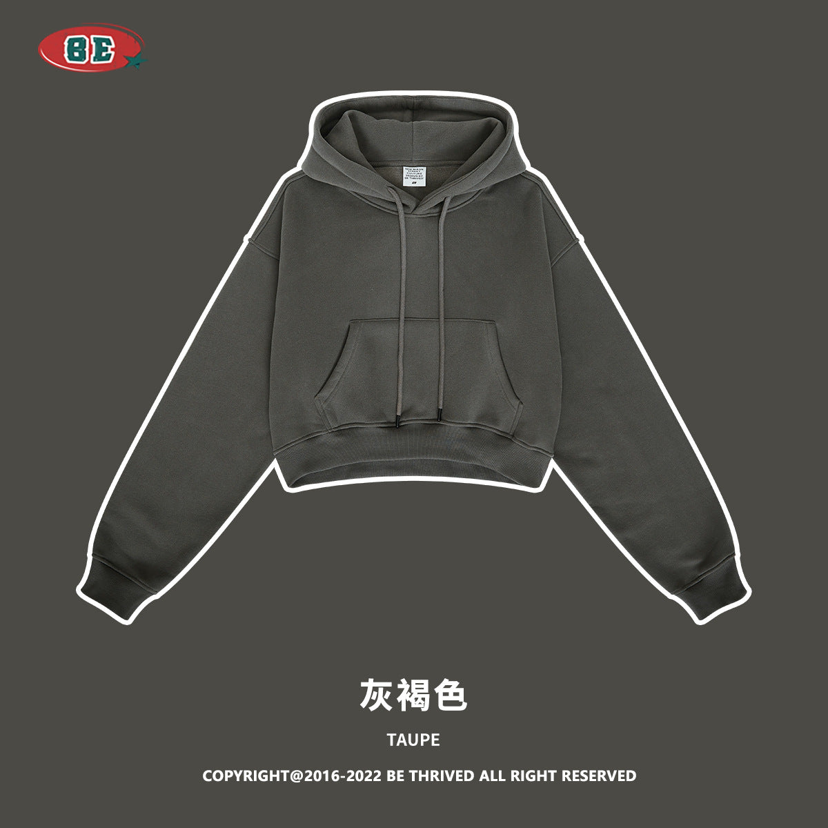 BE Women Cropped Hoodie