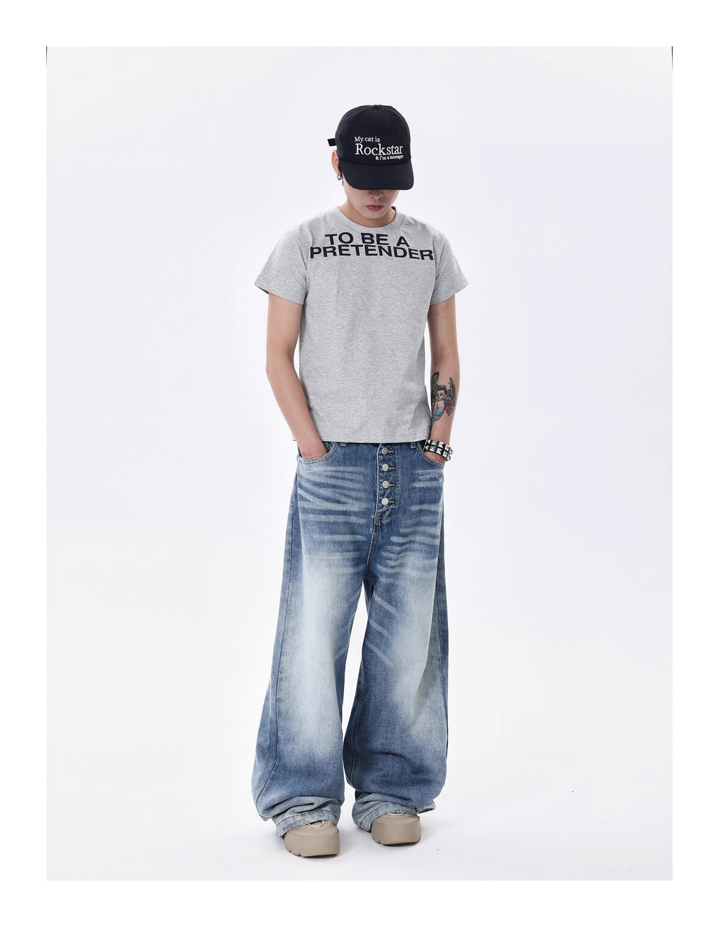 BTSG Cleanfit Breasted Jeans