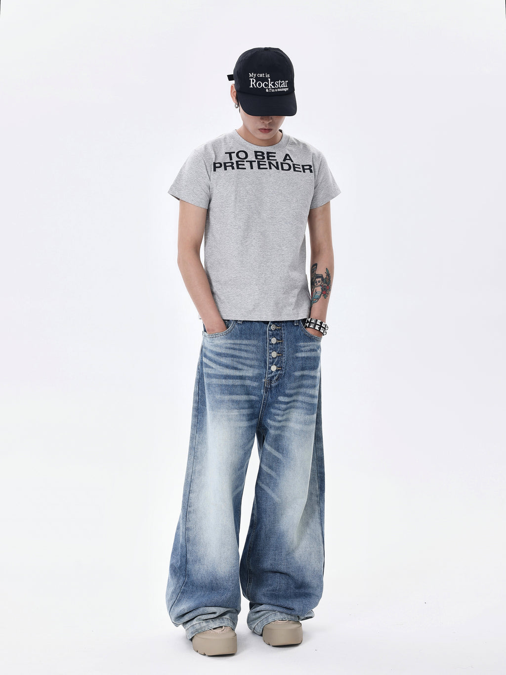 BTSG Cleanfit Breasted Jeans