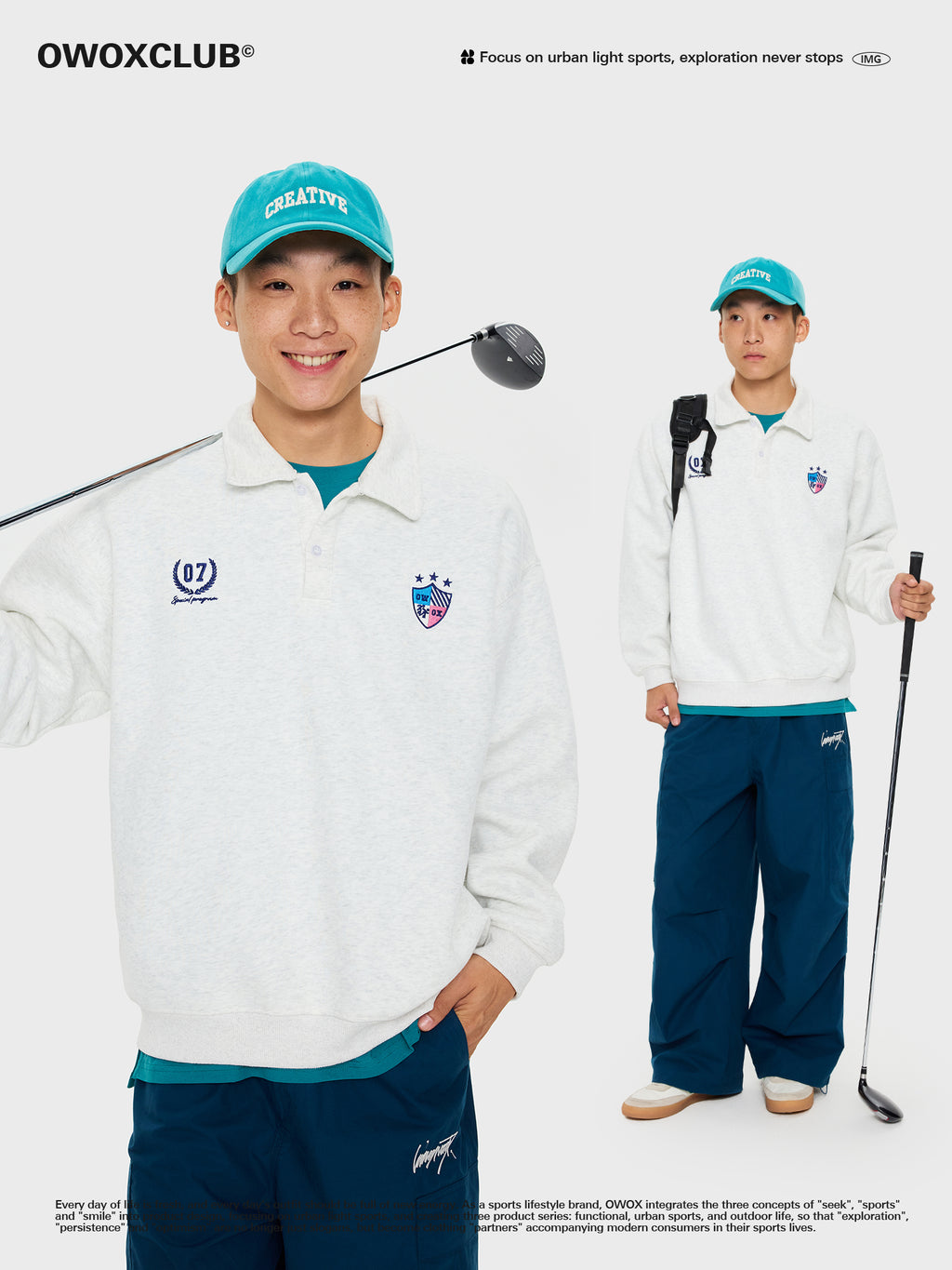 OWOX 07 Polo Long Sleeve Tee