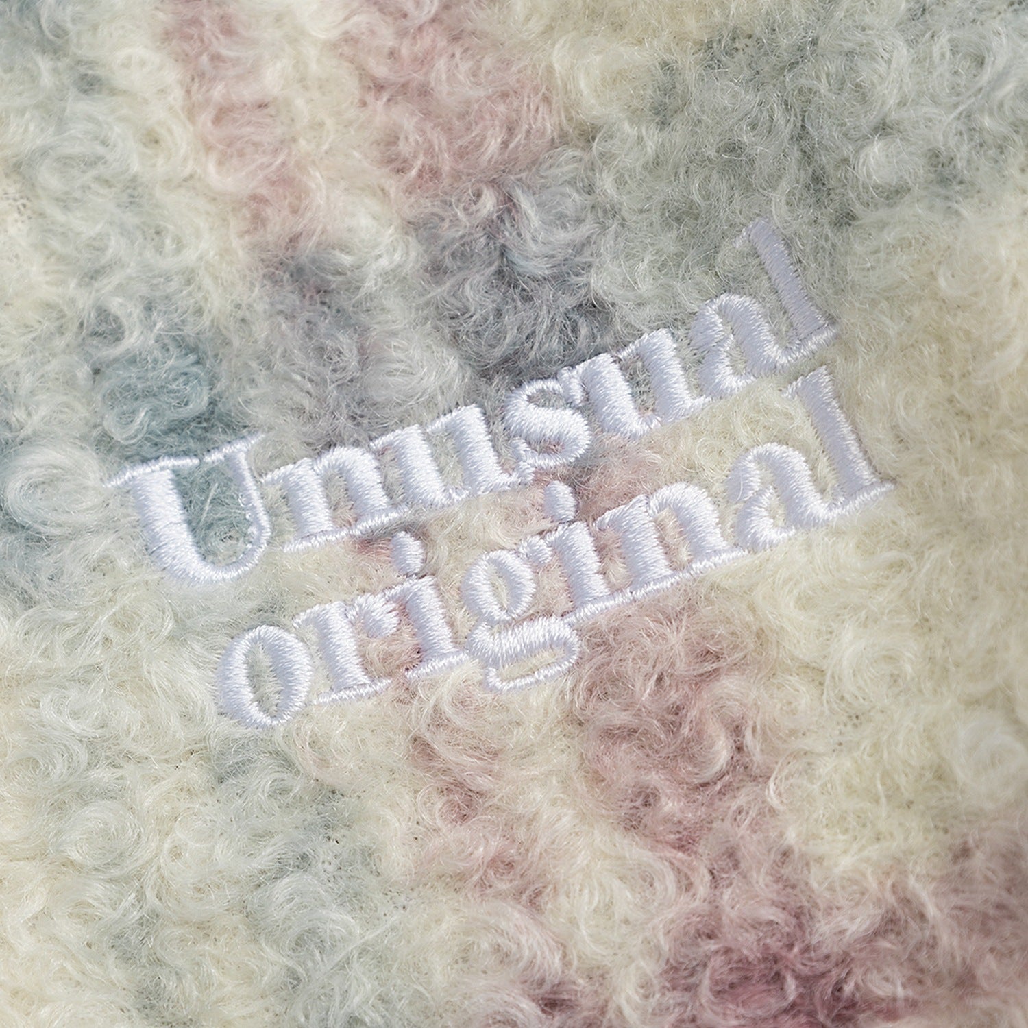 Unisex reversible woolen cotton lambswool loose padded jacket