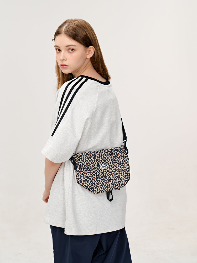 FREEIN leopard print crossbody bag