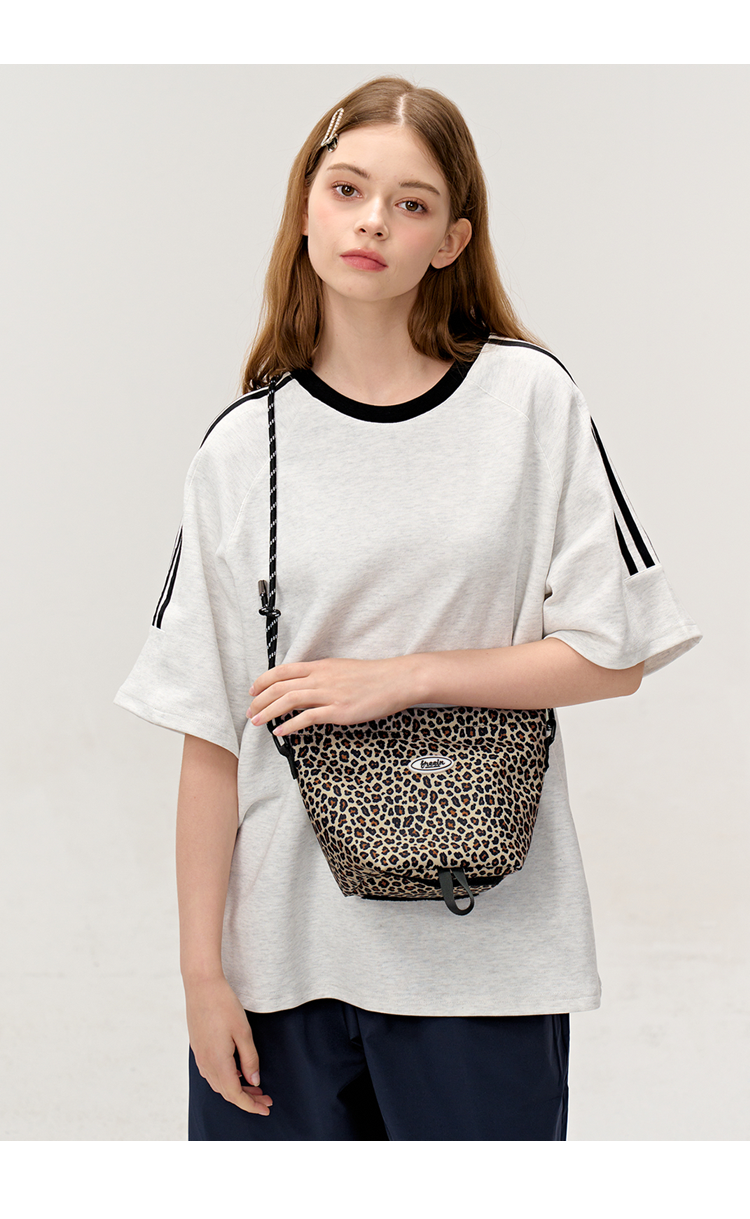 FREEIN leopard print crossbody bag