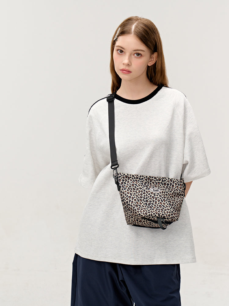 FREEIN leopard print crossbody bag