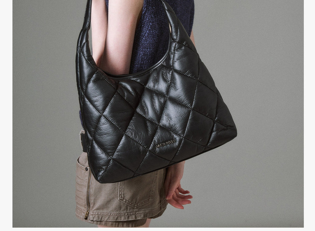 JACD Black Large Capacity Commuter Tote Bag