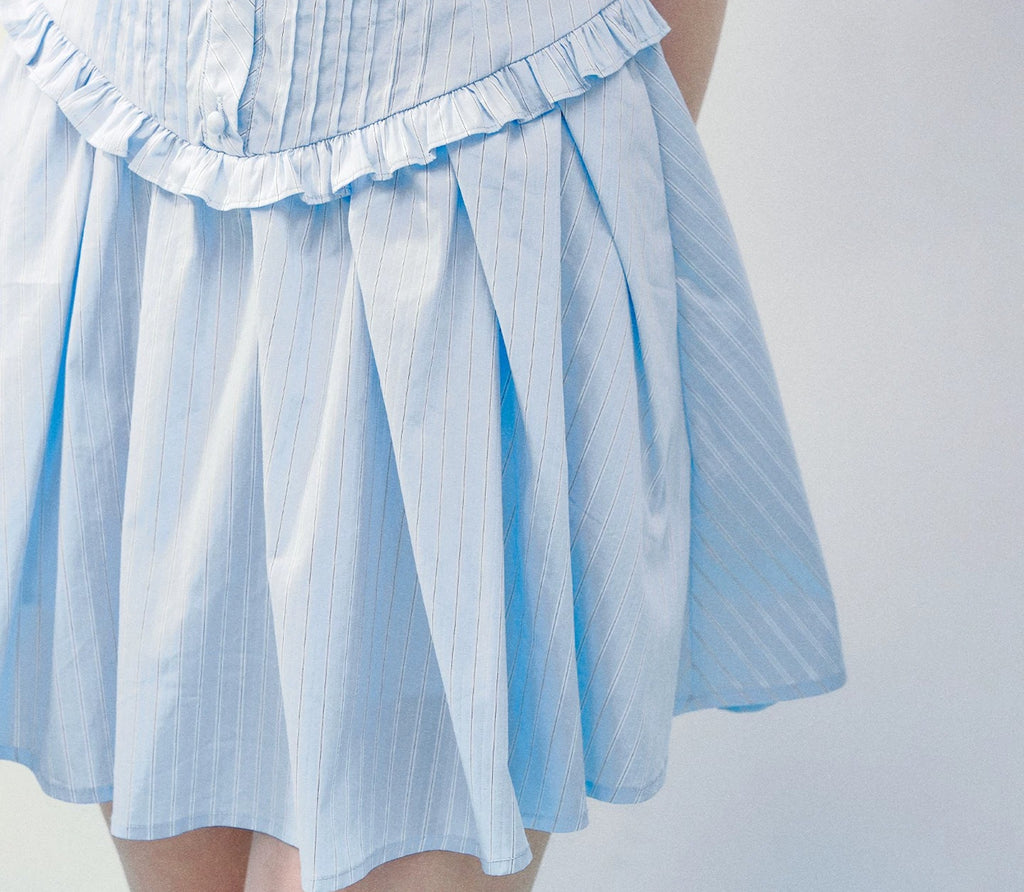 SunsetPark Striped Waist Slim Dress