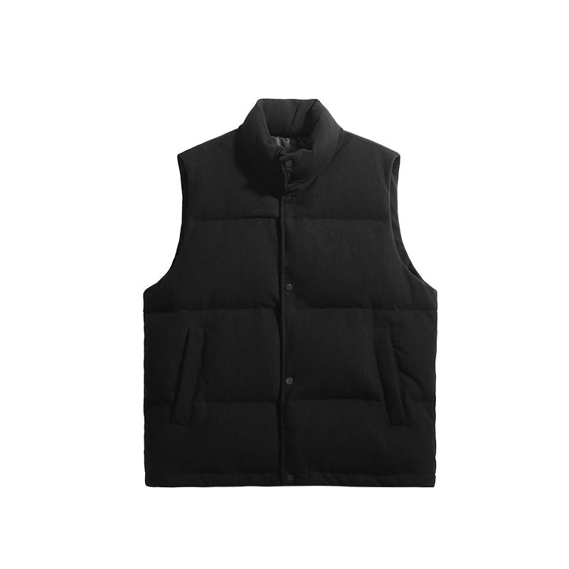 INFLATION Coarse knitted down vest