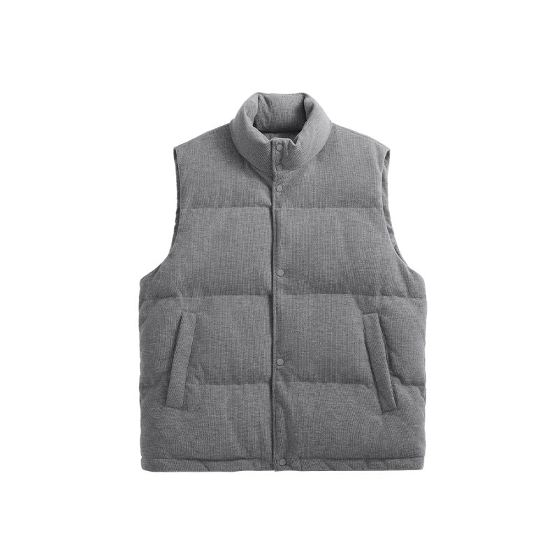 INFLATION Coarse knitted down vest