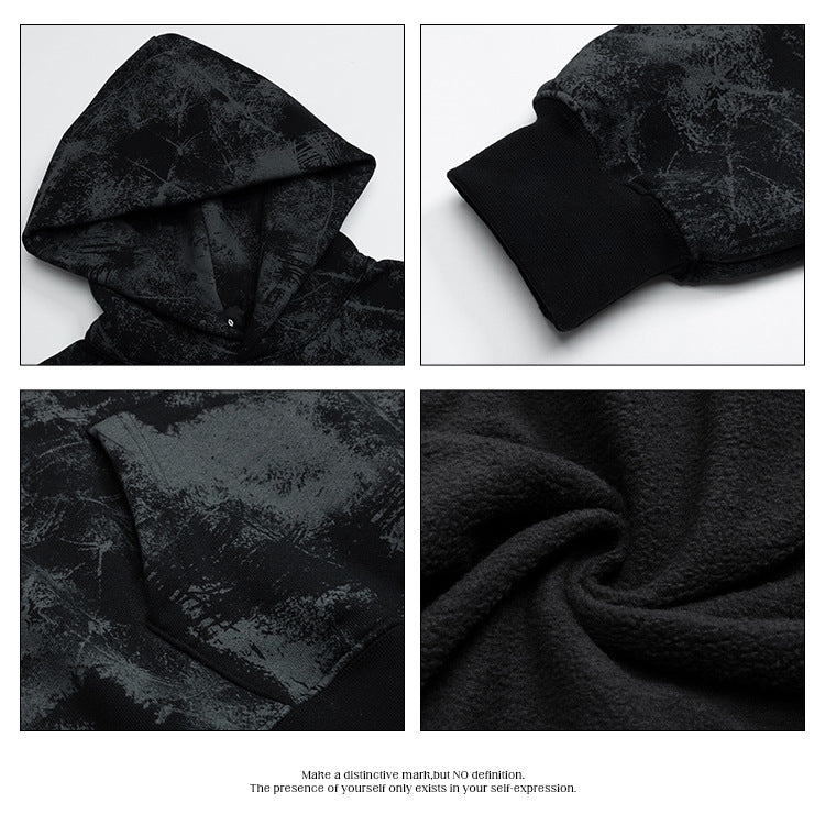 #OVDY Dark Streetwear Prints 420g Fleece Hoodie