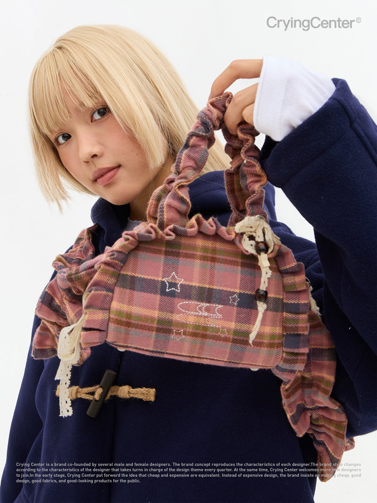 CryingCenter checks handmade lace Boston