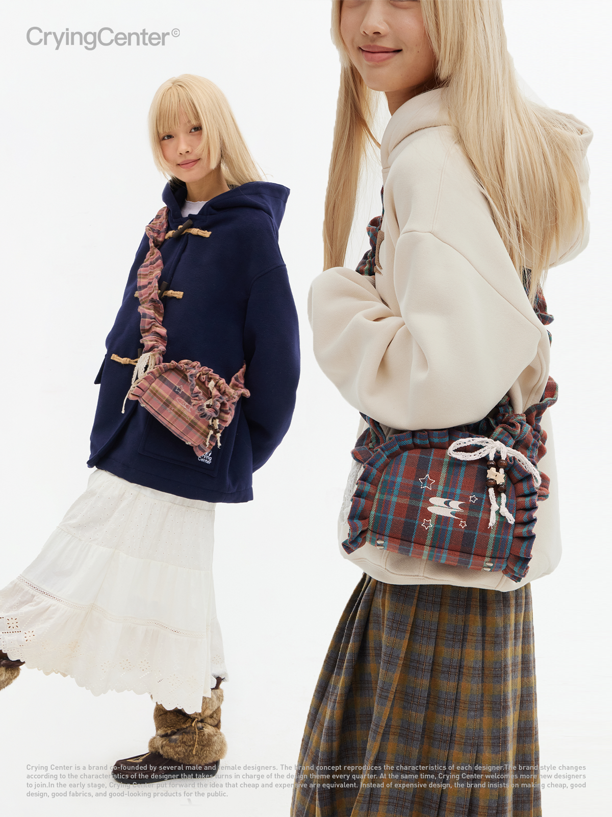 CryingCenter checks handmade lace Boston