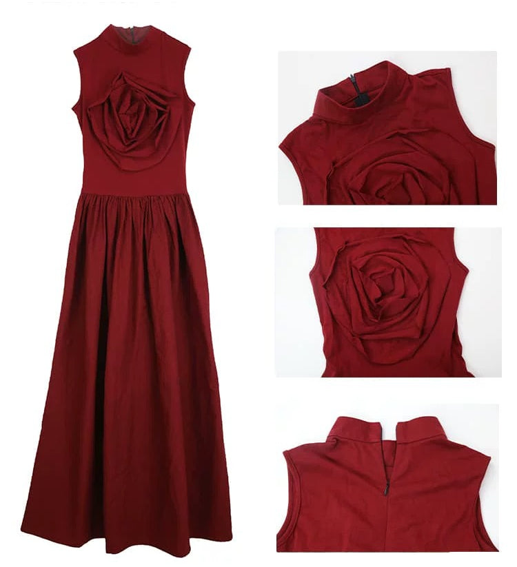 YEDM Rose Vest Skirt Long Skirt