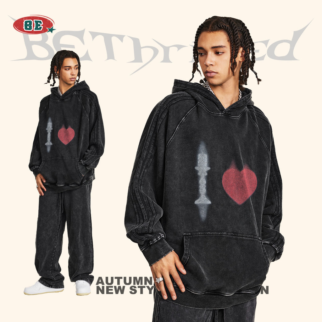 BE Loose Washed King Hoodie