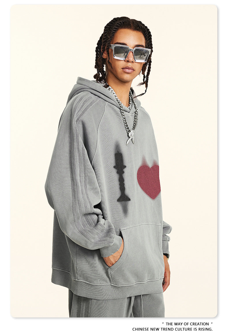 BE Loose Washed King Hoodie