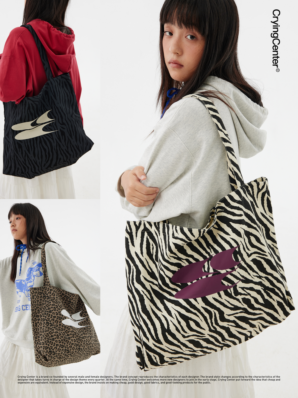 CryingCenter Zoo Tote Bag Crying Center