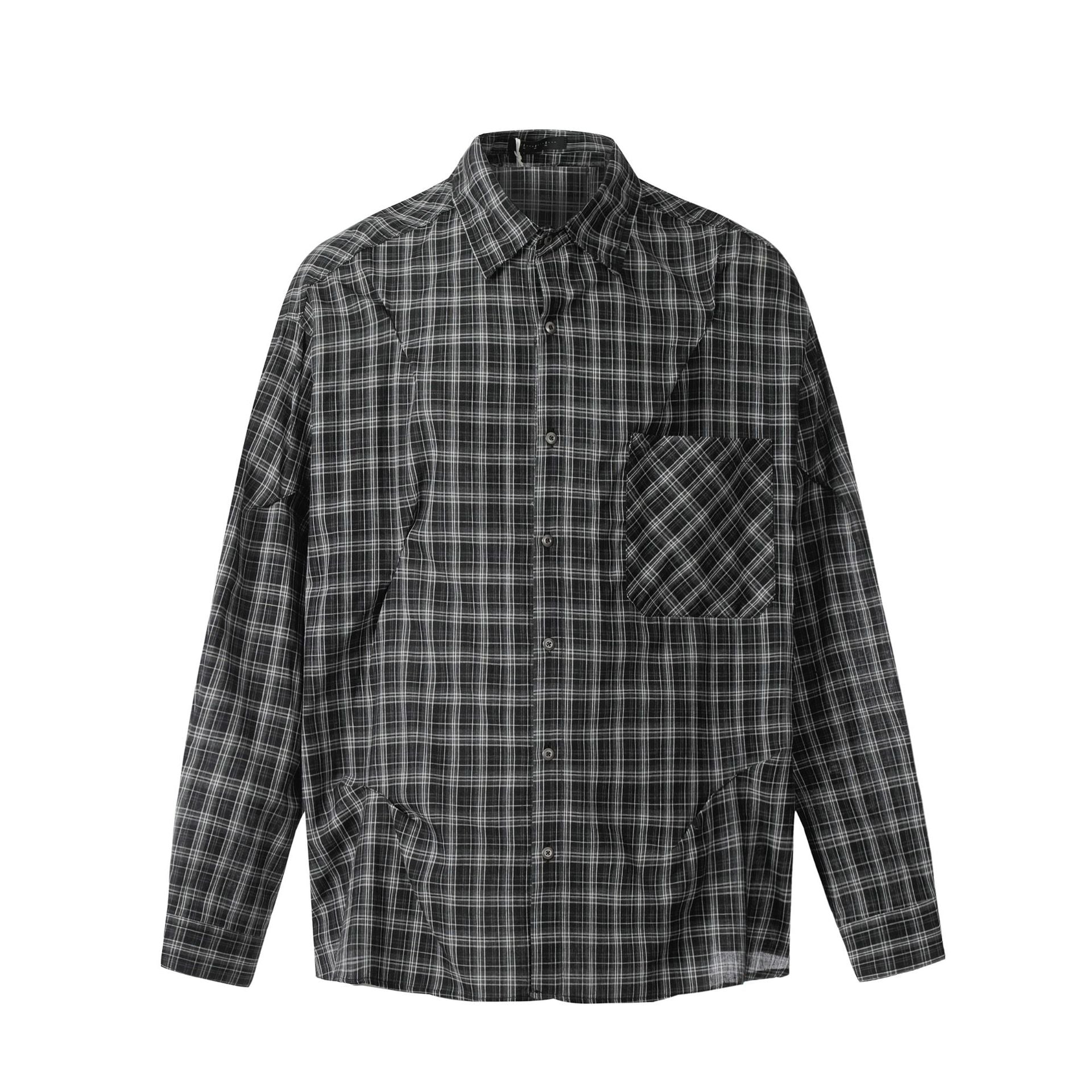 11KN Grid Premuim Loose Shirt