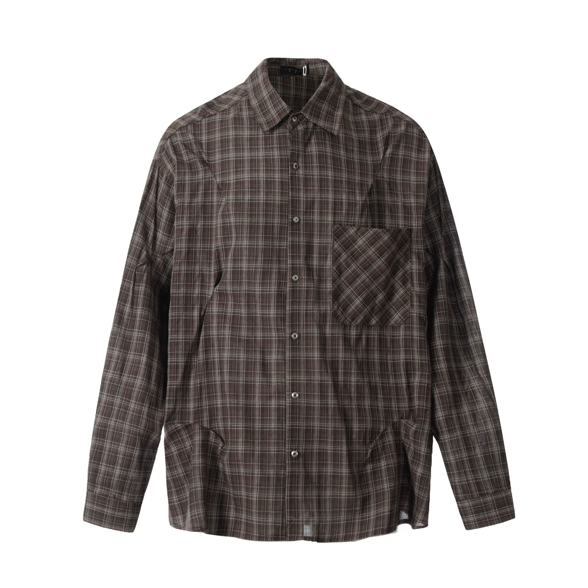 11KN Grid Premuim Loose Shirt